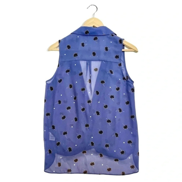 Cabi Crossover Floral Sheer Blouse - Picture 4 of 4